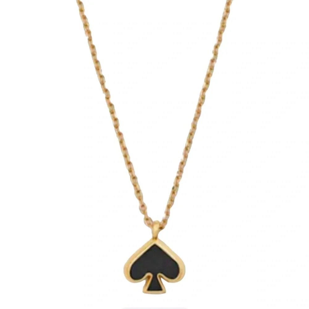 ♠️ kate spade ♠️ Everyday Spade Enamel Mini Pendant